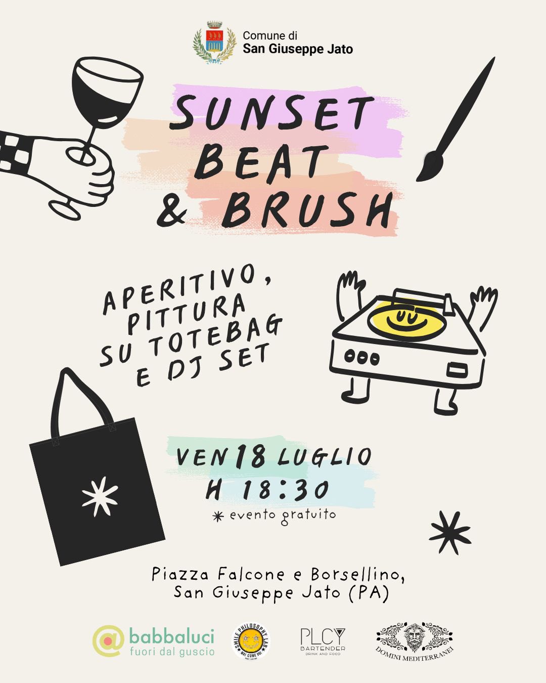 sunset beat & brush